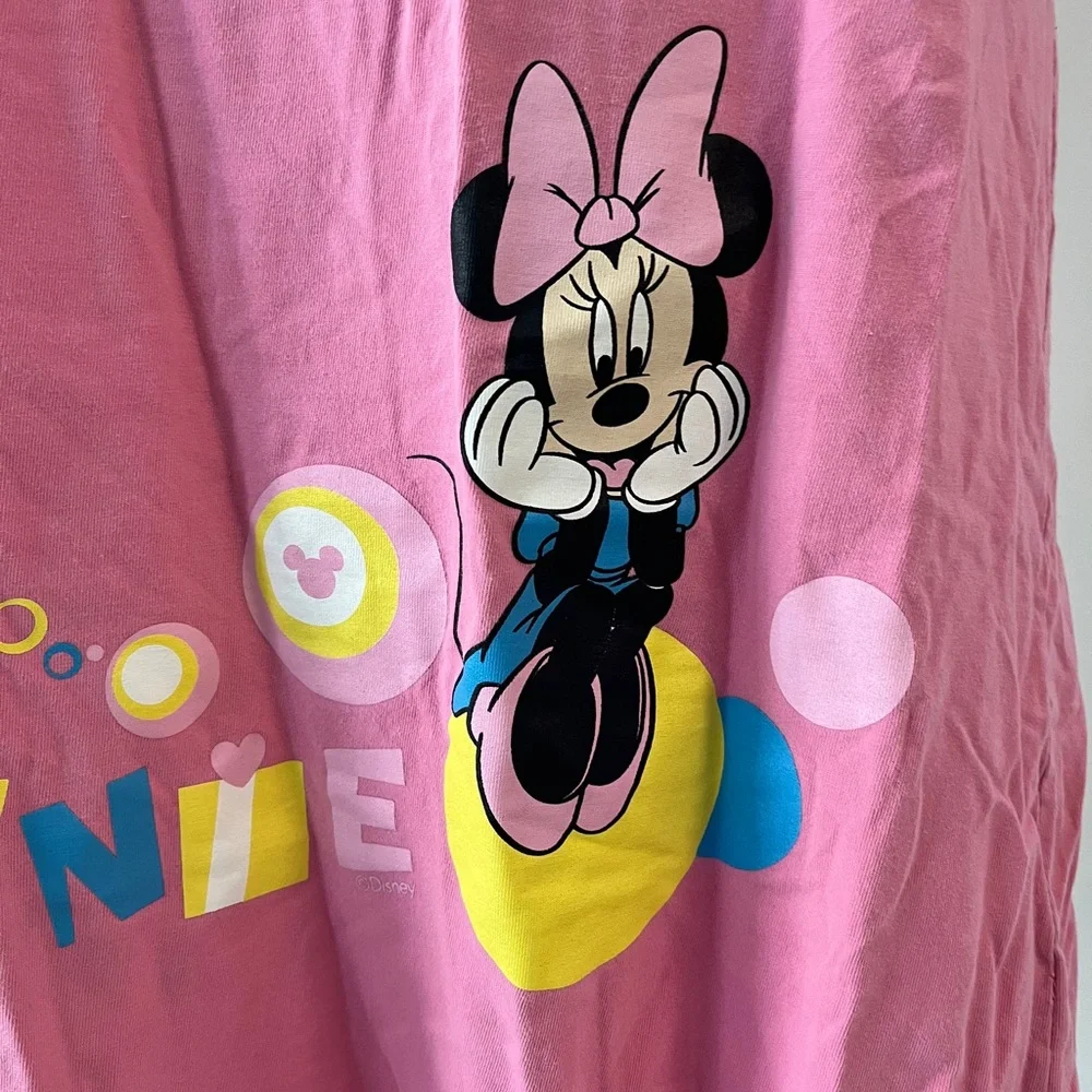 Women’s vintage pink Disney Minnie Mouse sleep shirt night gown dress - Picture 4 of 8